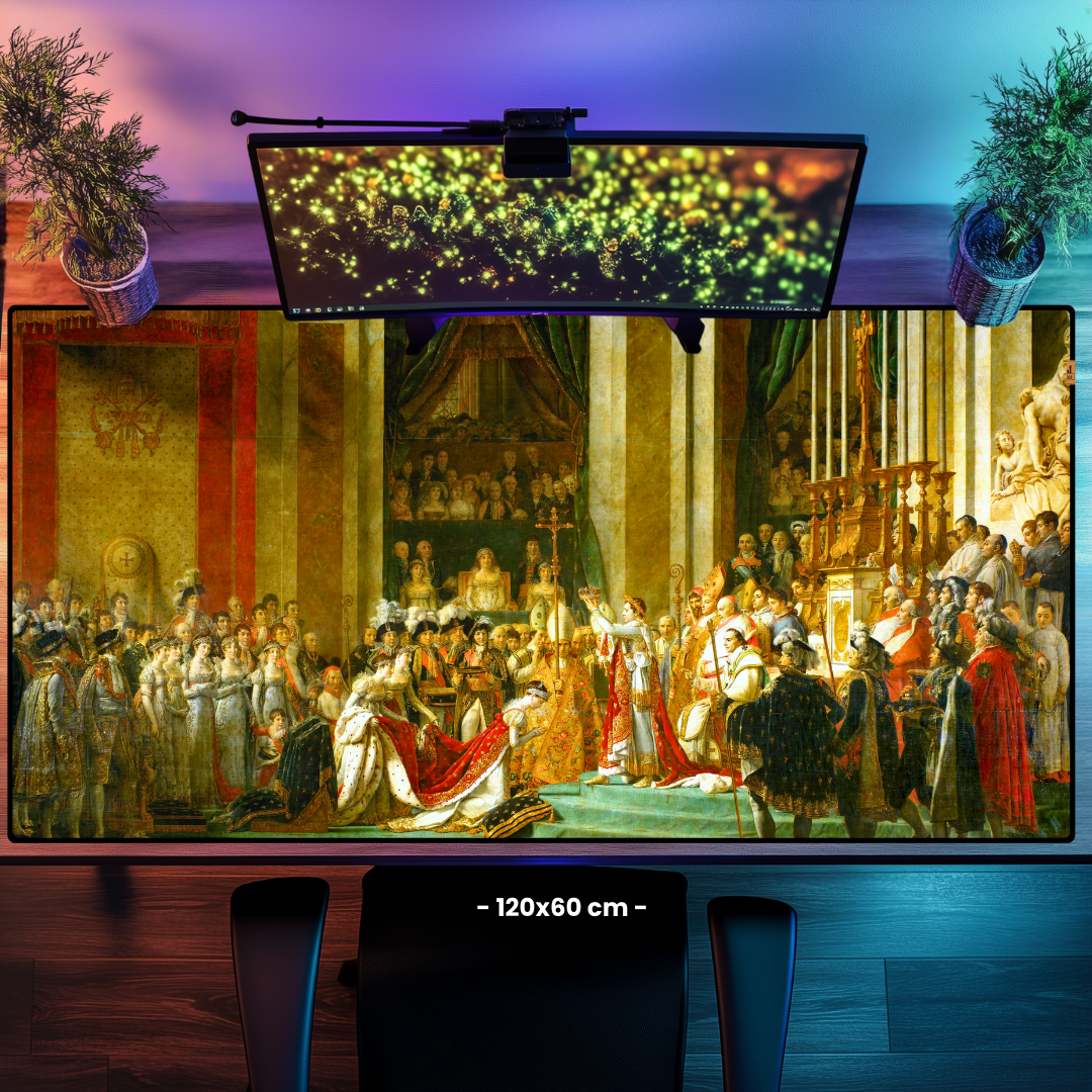 Napolyon'un Taç Giyme Töreni (The Coronation of Napoleon) - Jacques-Louis David - Mouse Pad & Masa Matı