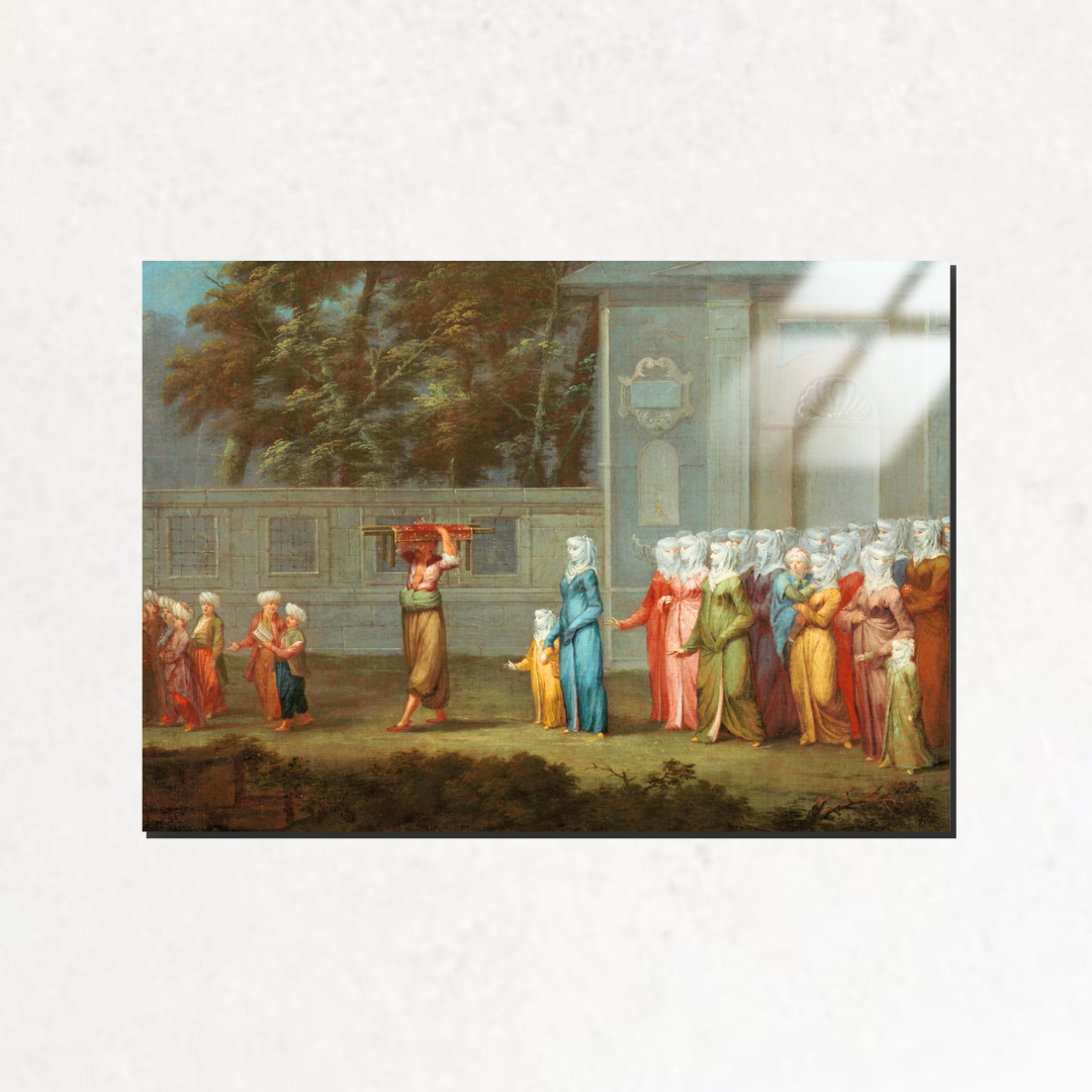 Okulun İlk Günü (The First Day of School) - Jean Baptiste Vanmour - Metal Poster & Tablo