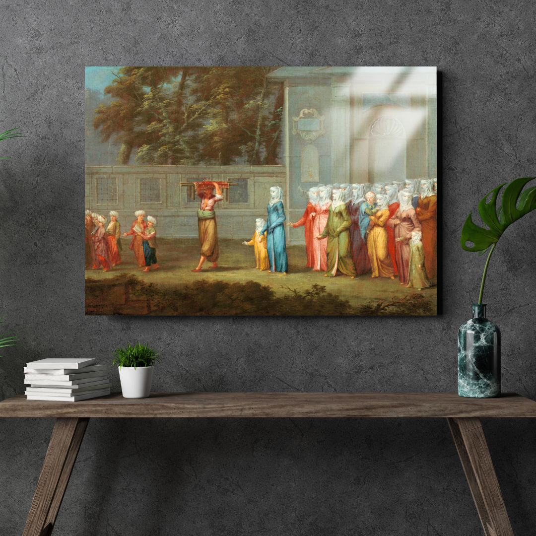 Okulun İlk Günü (The First Day of School) - Jean Baptiste Vanmour - Metal Poster & Tablo