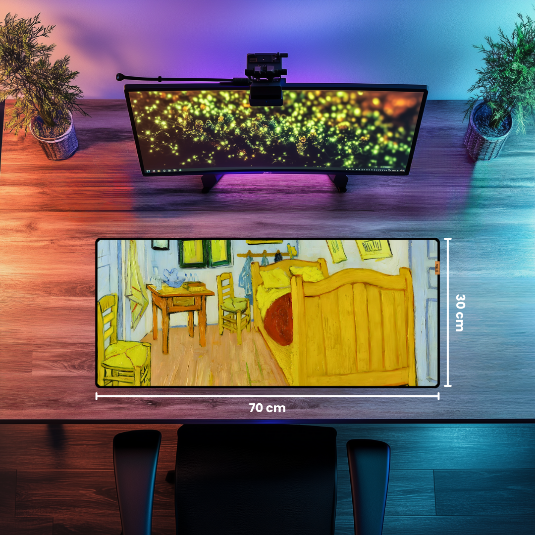 Arles'teki Yatak Odası (Bedroom in Arles) - Vincent van Gogh - Mouse Pad & Masa Matı