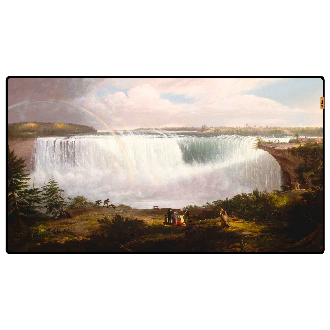 Büyük At Nalı Şelalesi, Niagara (The Great Horseshoe Fall Niagara) - Alvan Fischer - Mouse Pad & Masa Matı