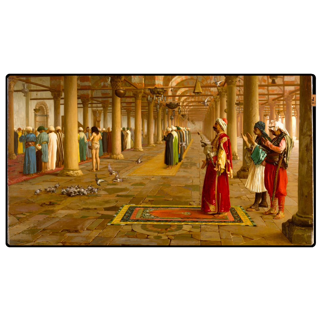 Camiide Namaz (Prayer In The Mosque) - Jean-Léon Gérôme - Mouse Pad & Masa Matı