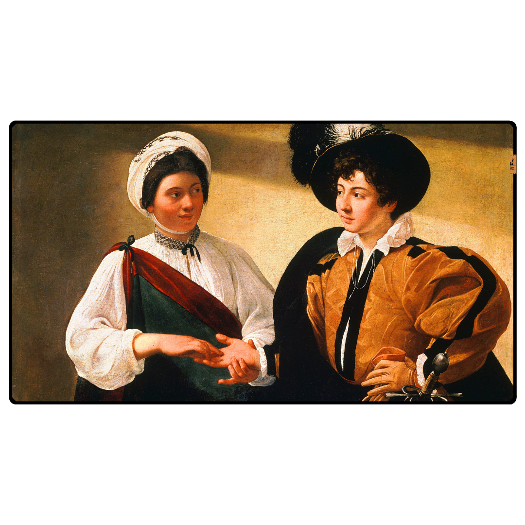 Falcı ( Fortune Teller) - Michelangelo Caravaggio - Mouse Pad & Masa Matı