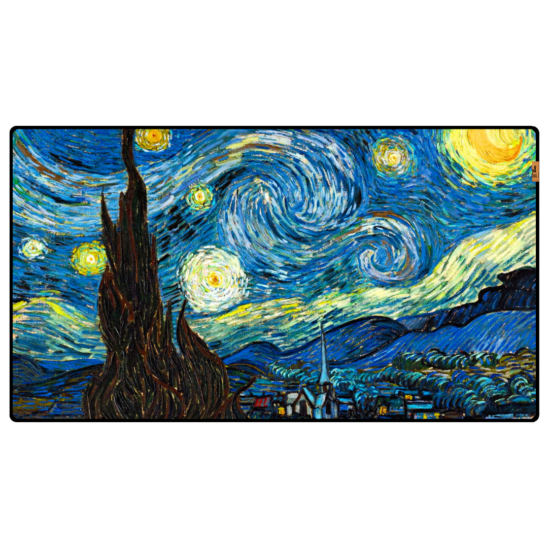Yıldızlı Gece (The Starry Night) - Vincent van Gogh - Mouse Pad & Masa Matı