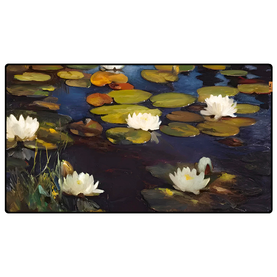 Nilüferler (Water Lilies) - Albert Edelfelt - Mouse Pad & Masa Matı