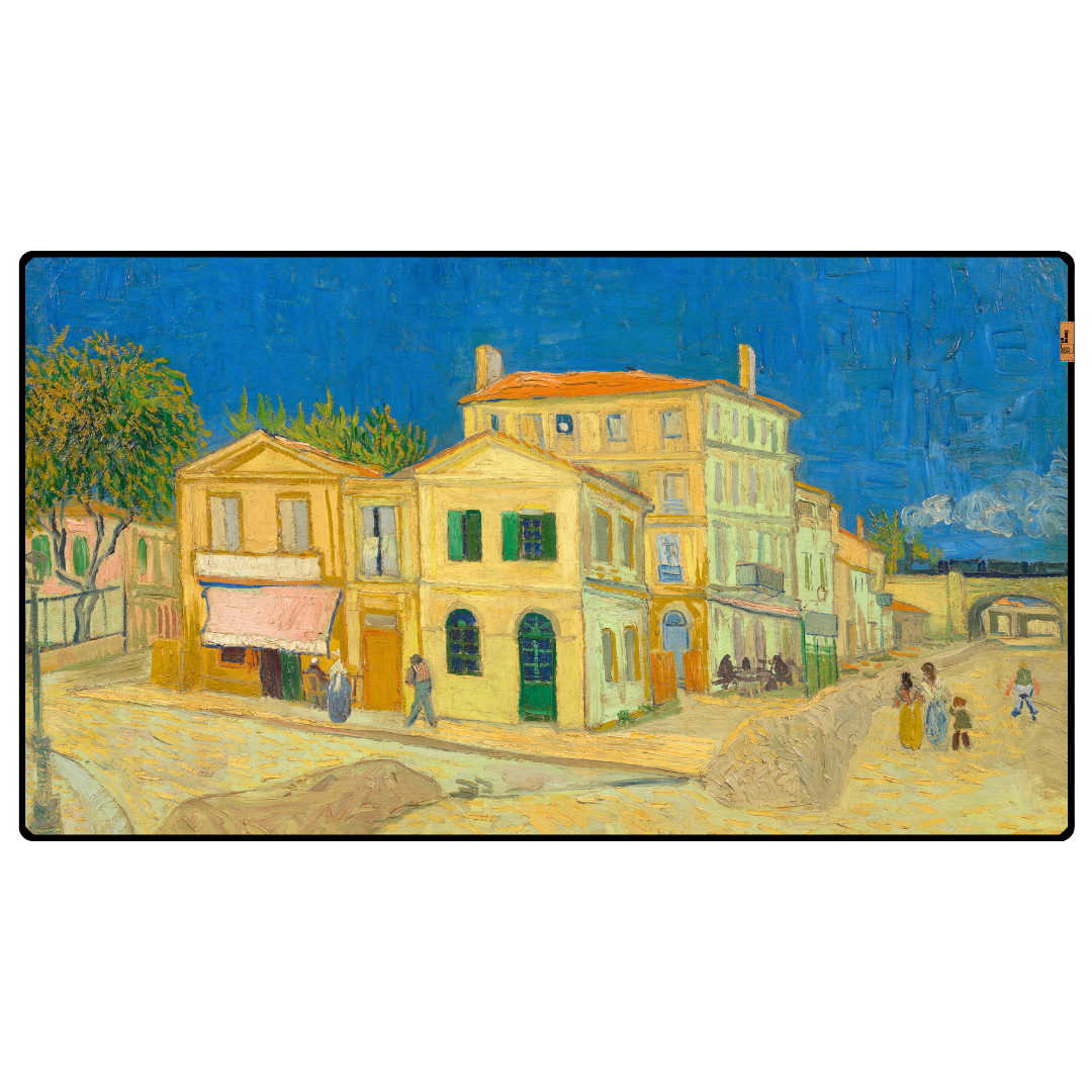 Sarı Ev (The Yellow House) - Vincent Van Gogh - Mouse Pad & Masa Matı