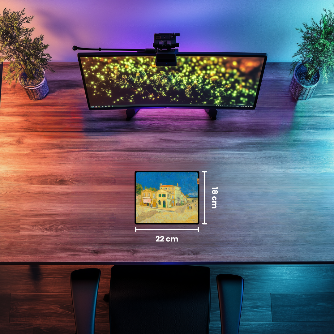 Sarı Ev (The Yellow House) - Vincent Van Gogh - Mouse Pad & Masa Matı