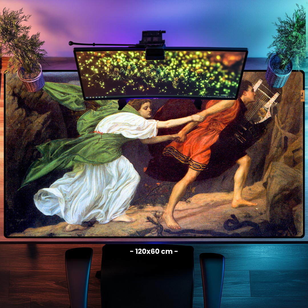 Orpheus ve Eurydice (Orpheus and Eurydice) - Edward Poynter - Mouse Pad & Masa Matı