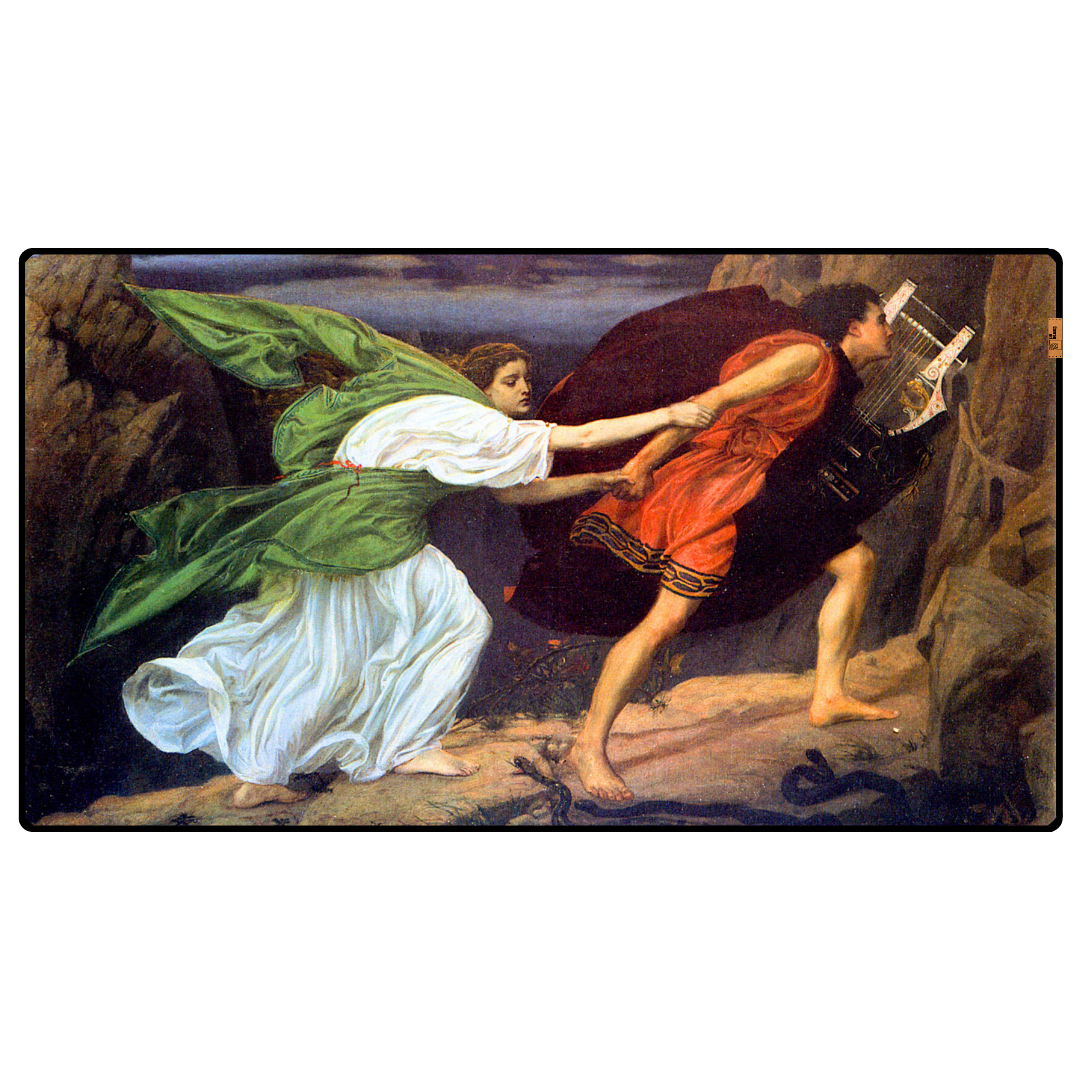 Orpheus ve Eurydice (Orpheus and Eurydice) - Edward Poynter - Mouse Pad & Masa Matı
