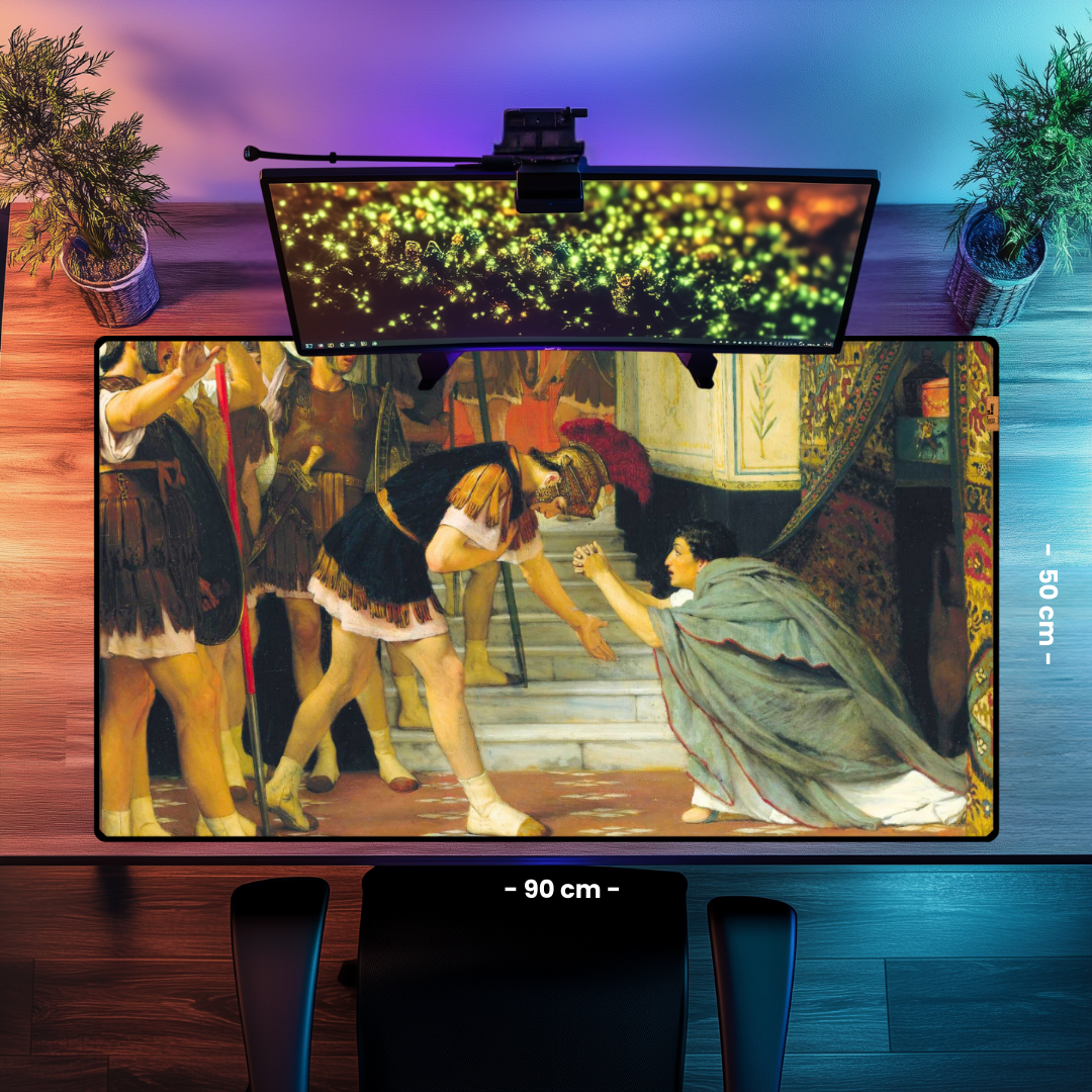 Claudius'un İmparator İlan Edilmesi (Proclaiming Claudius Emperor) - Lawrence Alma Tadema - Mouse Pad & Masa Matı