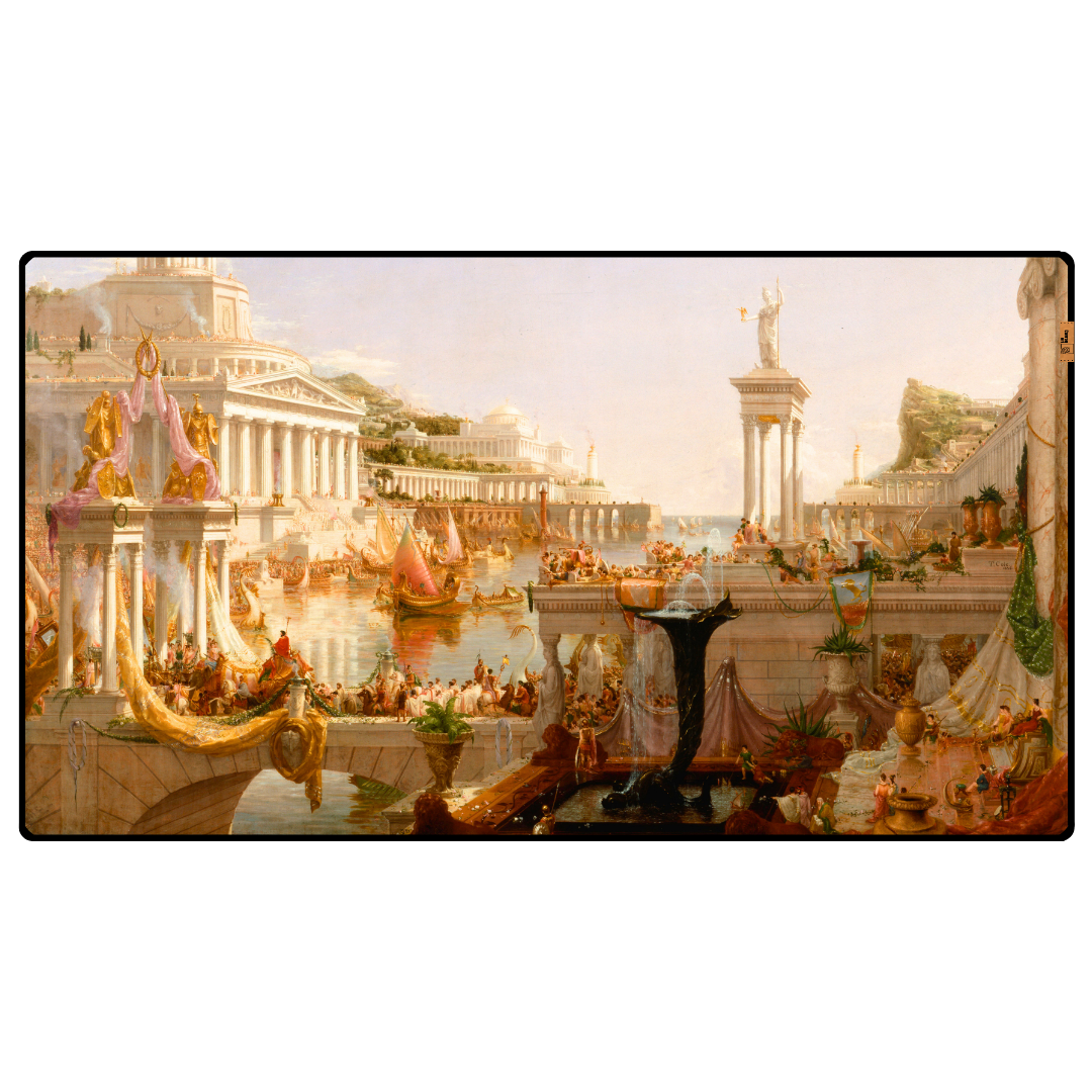 İmparatorluğun Rotası Tüketim (The Course of the Empire The Consummation) - Cole Thomas - Mouse Pad & Masa Matı