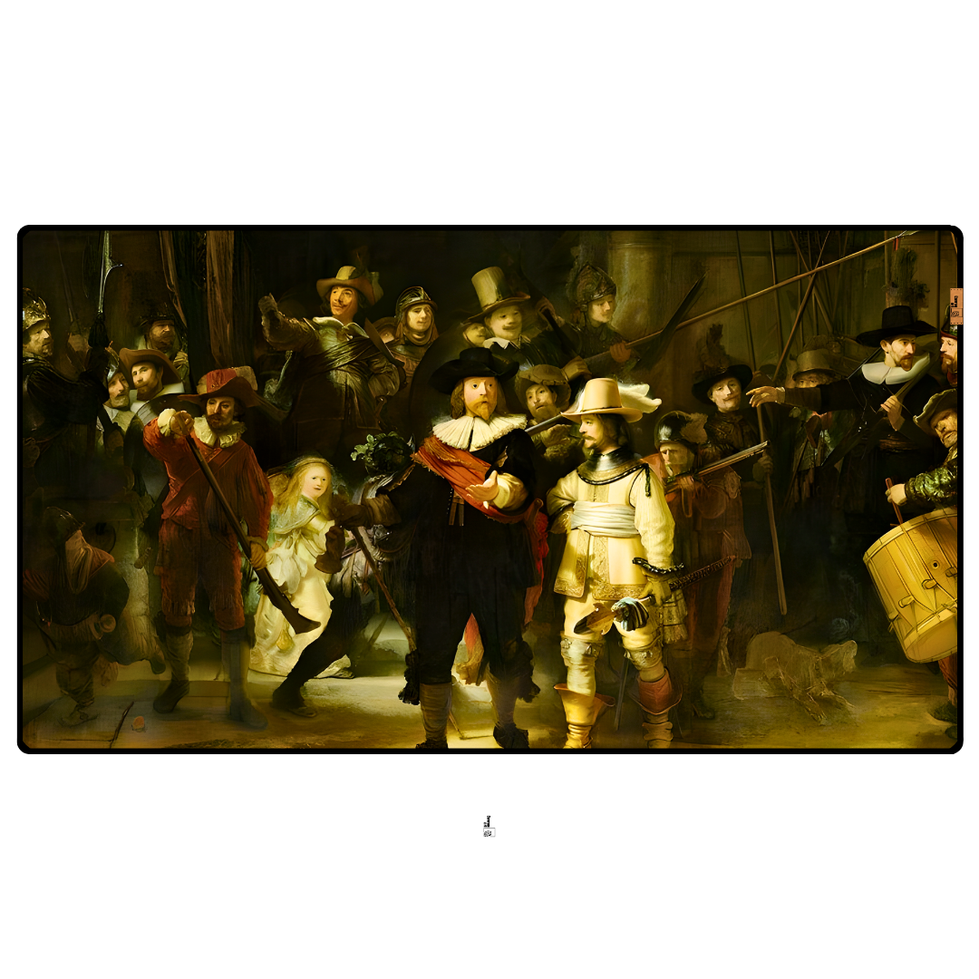 Gece Devriyesi (The Night Watch) - Rembrandt - Gece Devriyesi - Mouse Pad & Masa Matı