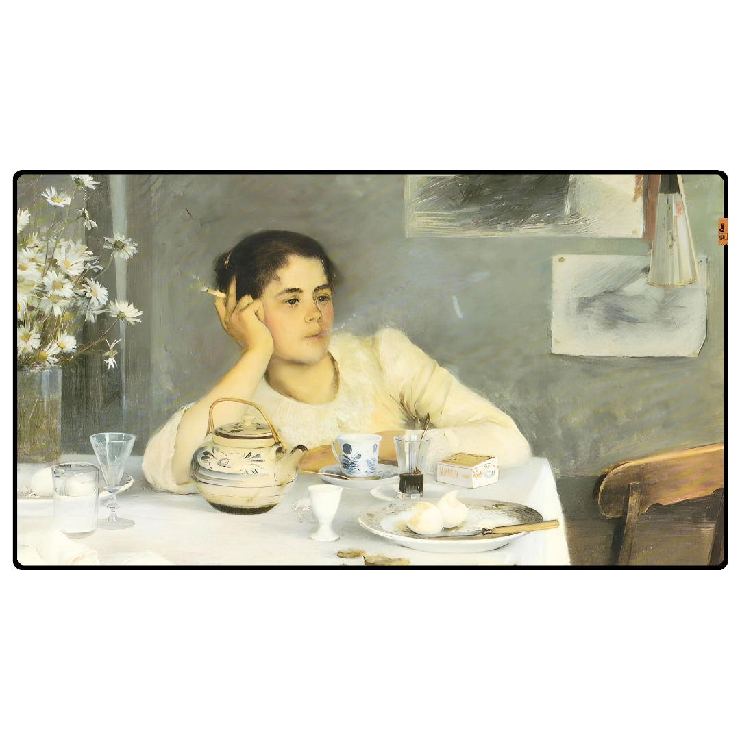 Kahvaltıdan Sonra (After Breakfast) - Elin Danielson-Gambogi - Mouse Pad & Masa Matı