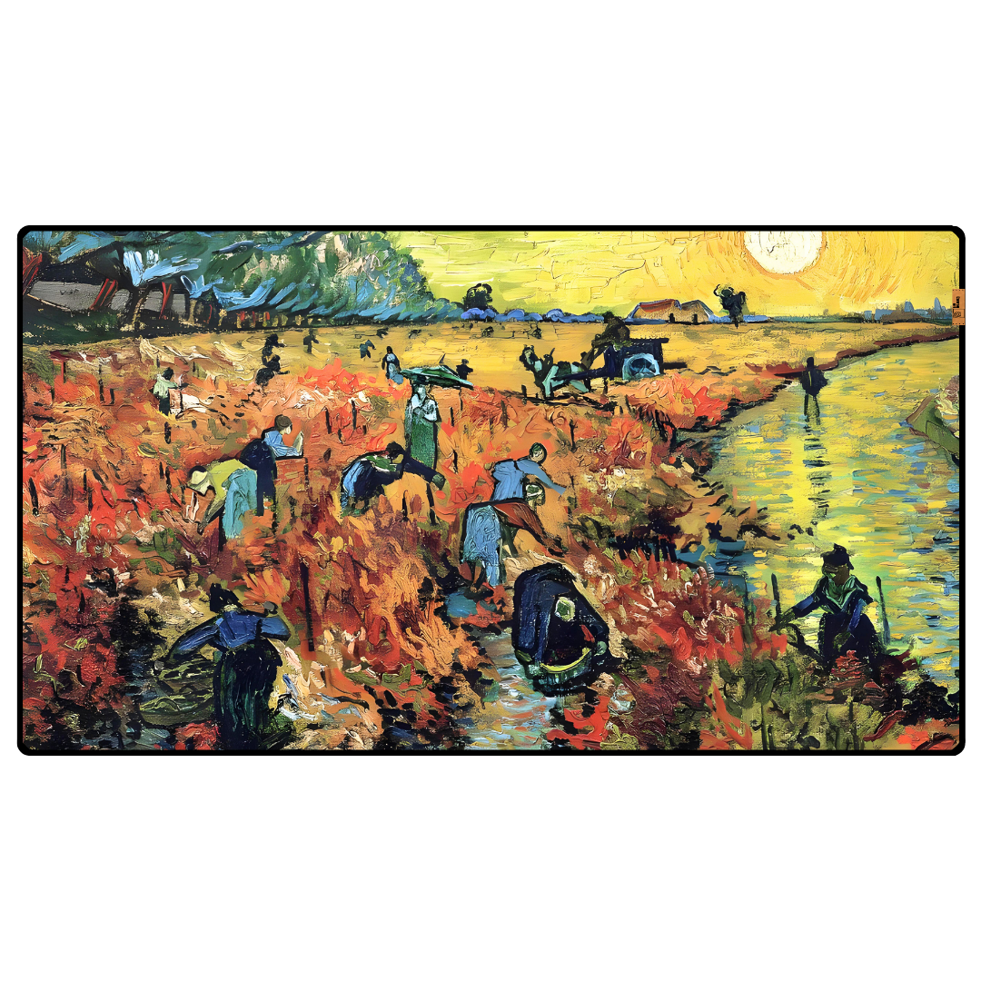Kırmızı Üzüm Bağı The Red (Vineyard) - Vincent van Gogh - Mouse Pad & Masa Matı