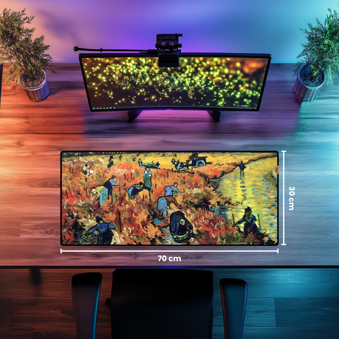 Kırmızı Üzüm Bağı The Red (Vineyard) - Vincent van Gogh - Mouse Pad & Masa Matı