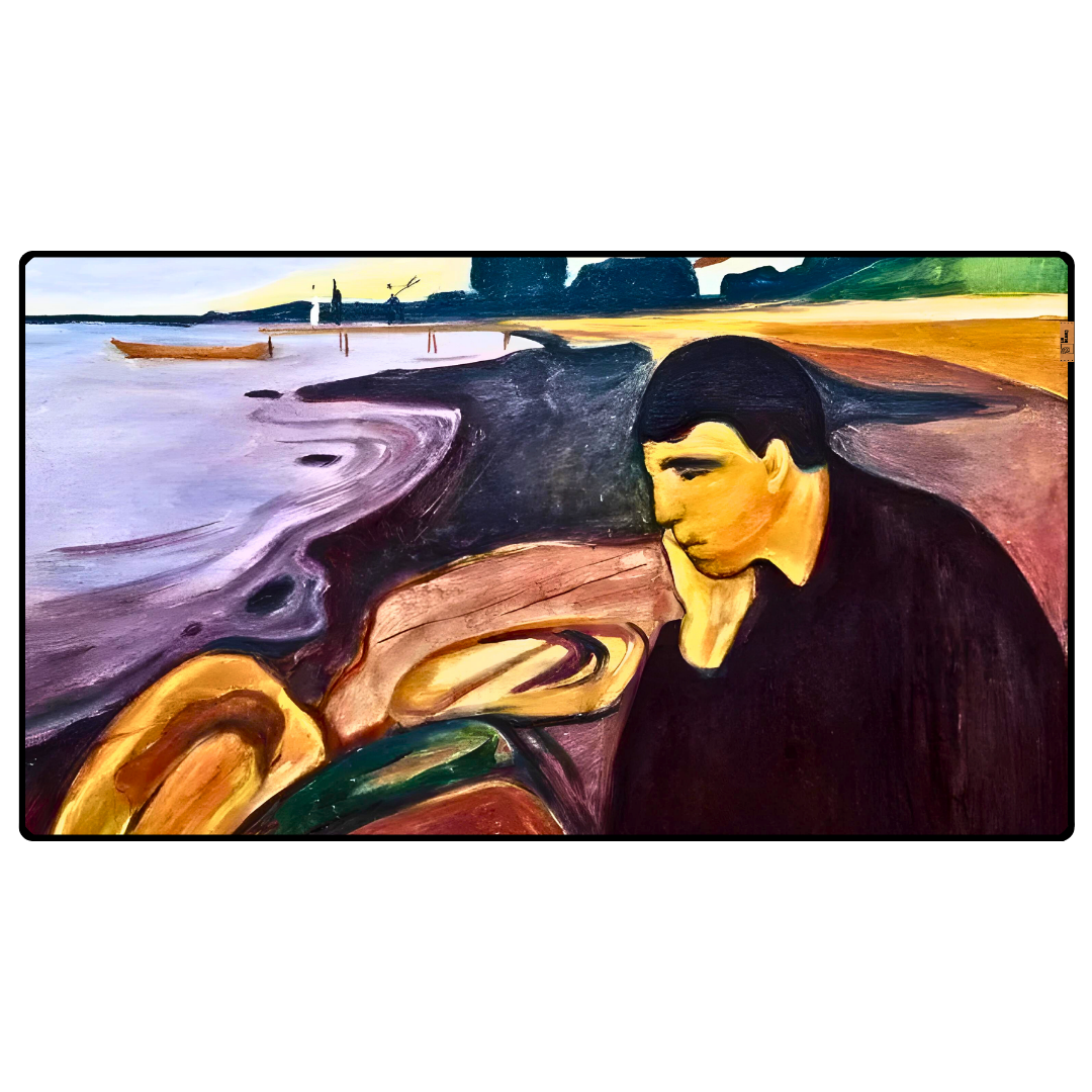 Melankoli (Melancholy) - Edvard Munch - Mouse Pad & Masa Matı