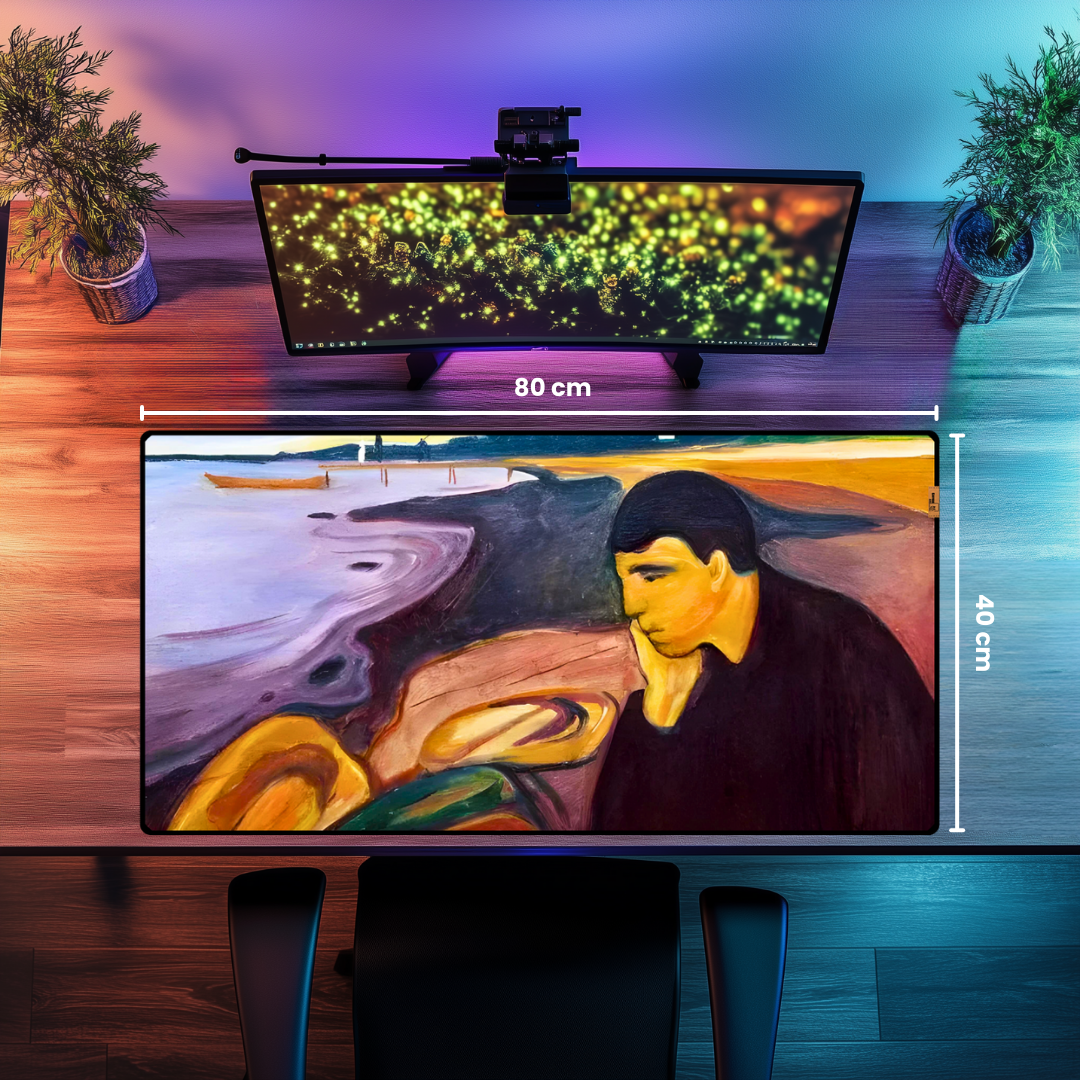 Melankoli (Melancholy) - Edvard Munch - Mouse Pad & Masa Matı
