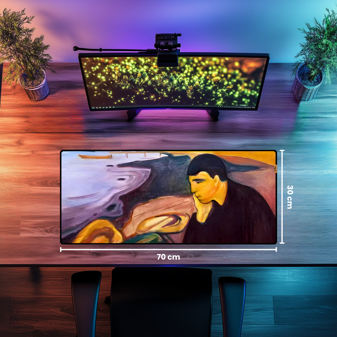 Melankoli (Melancholy) - Edvard Munch - Mouse Pad & Masa Matı