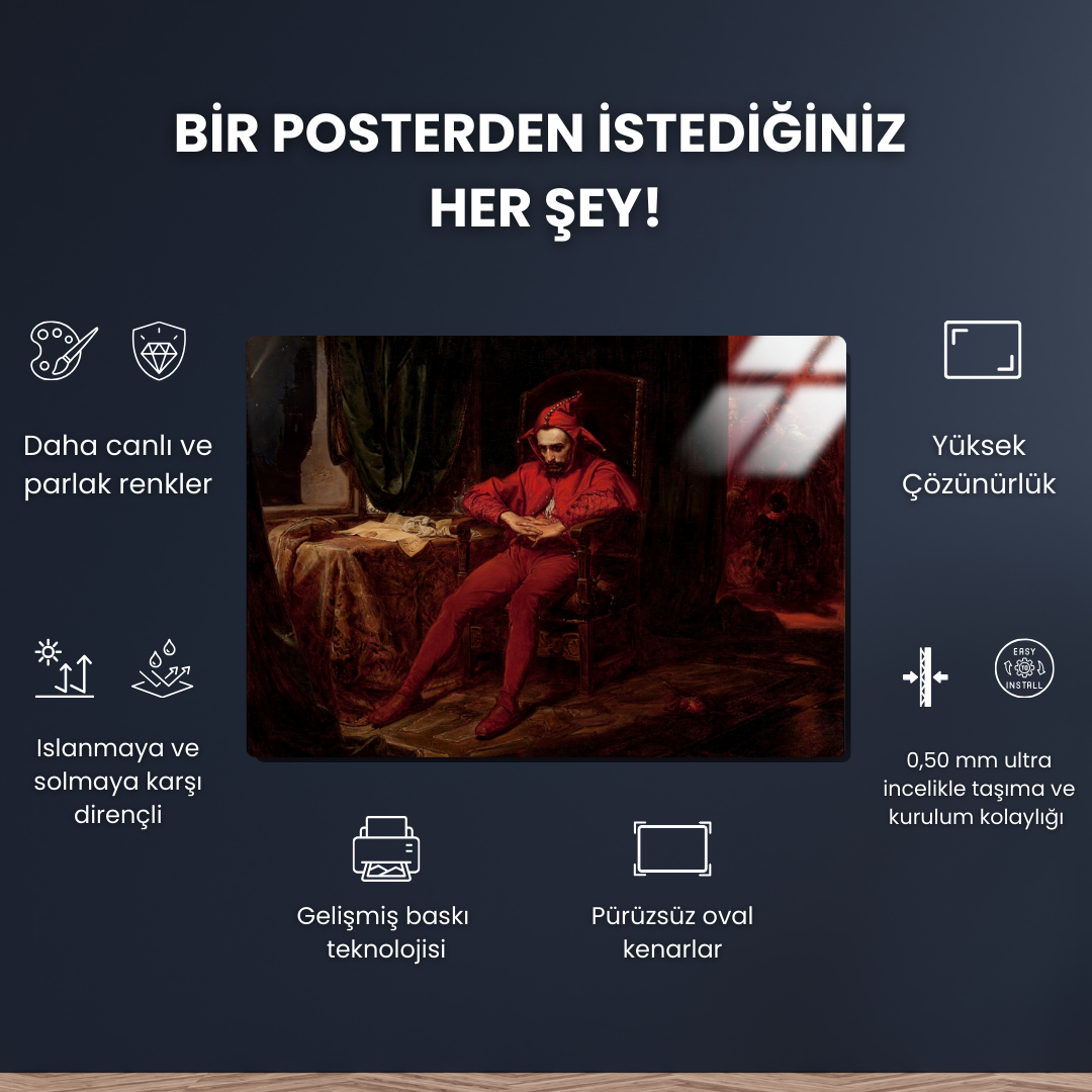 Stańczyk - Jan Matejko - Metal Poster & Tablo