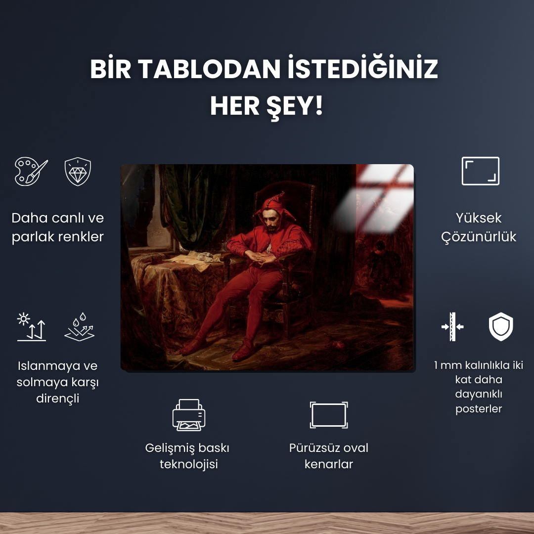 Stańczyk - Jan Matejko - Metal Poster & Tablo