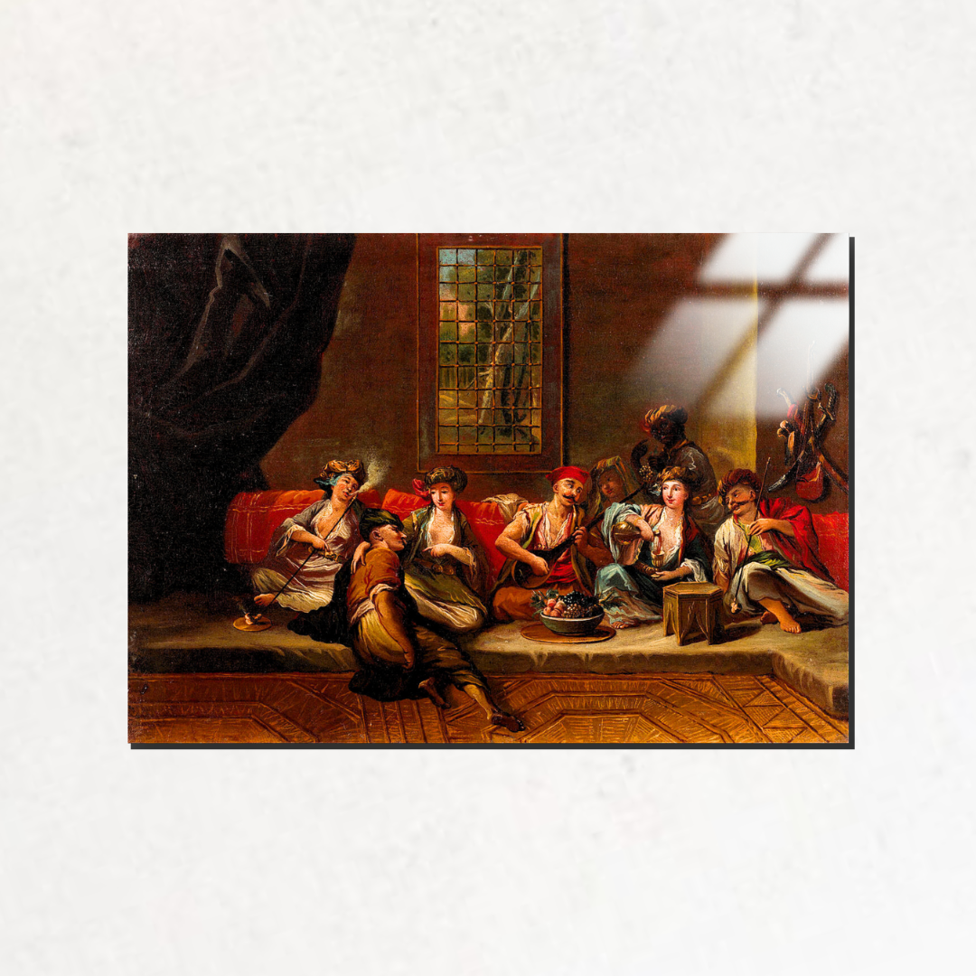 Osmanlı Donanması Deniz Piyadeleri (Marines of the Ottoman Navy) - The Vanmour School - Metal Poster & Tablo