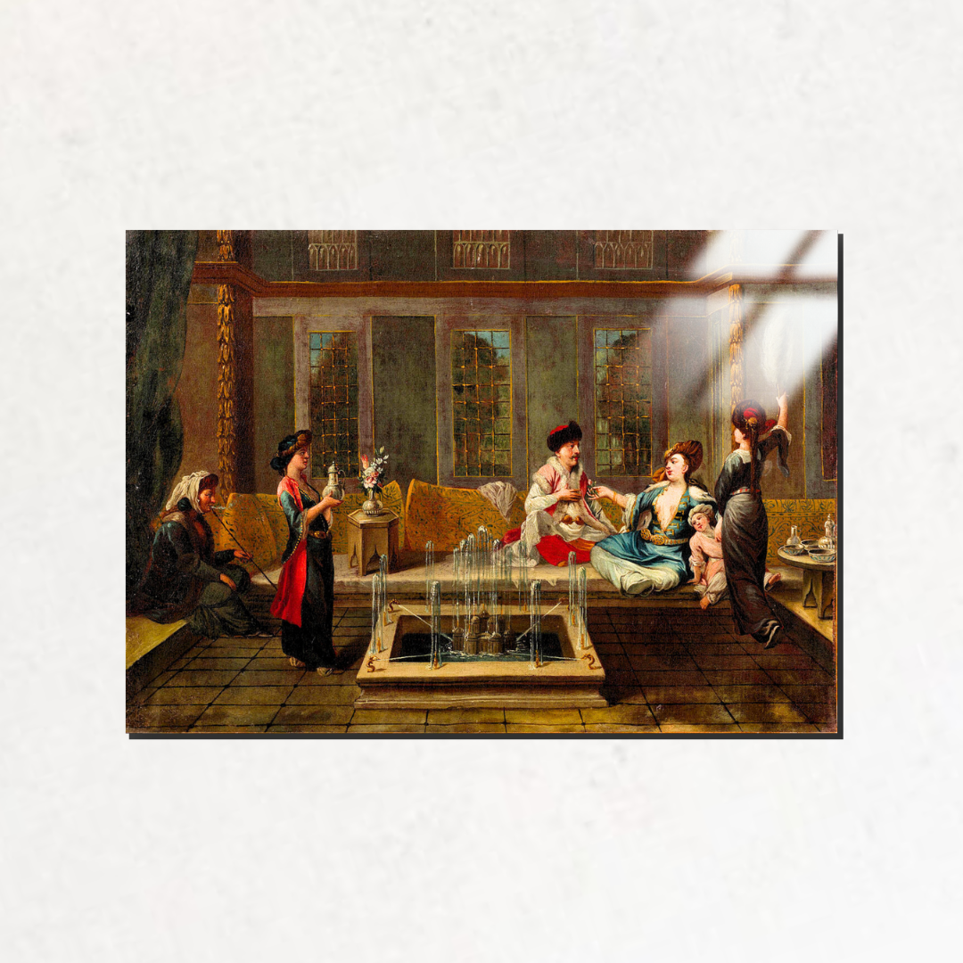 Sohbet (The Conversation) - The Vanmour School - Metal Poster & Tablo