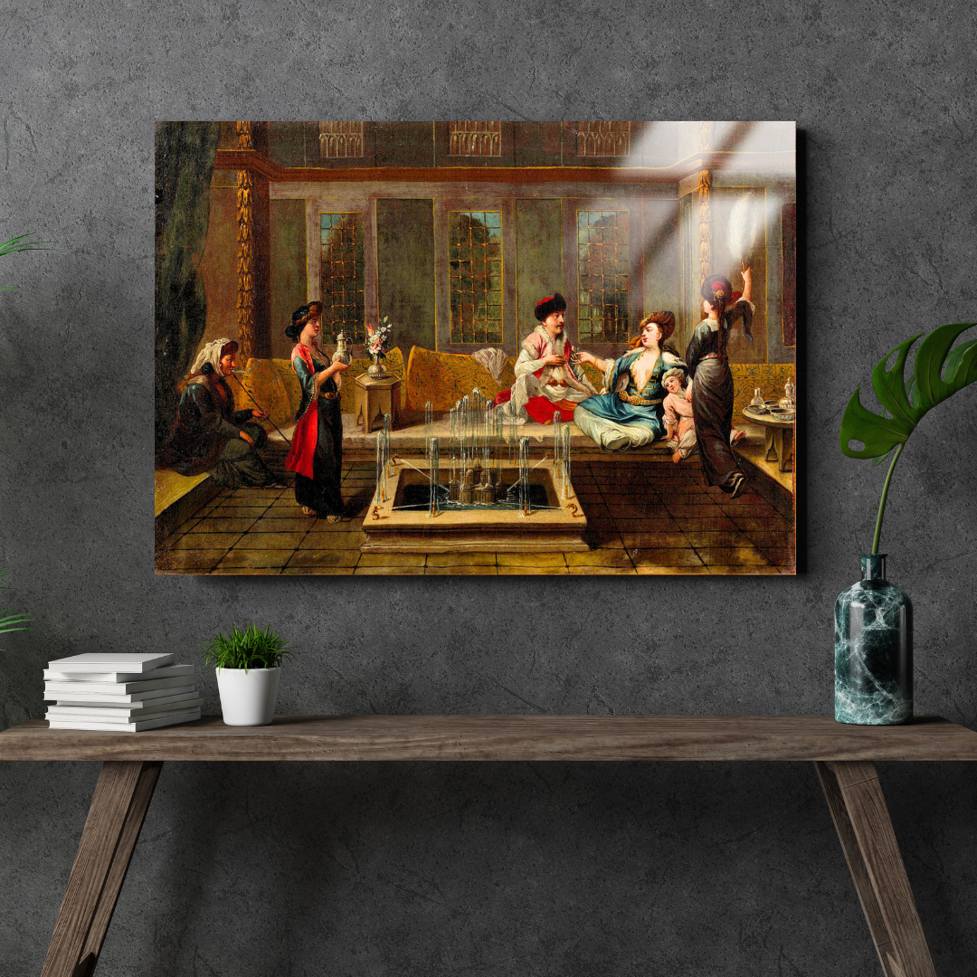 Sohbet (The Conversation) - The Vanmour School - Metal Poster & Tablo