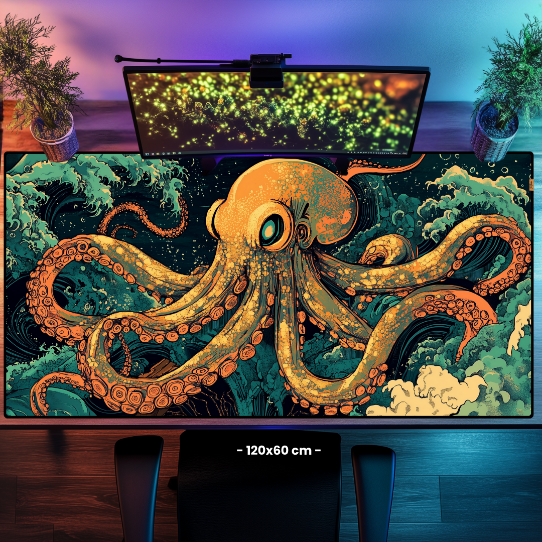 Ahtapot - Mouse Pad & Masa Matı