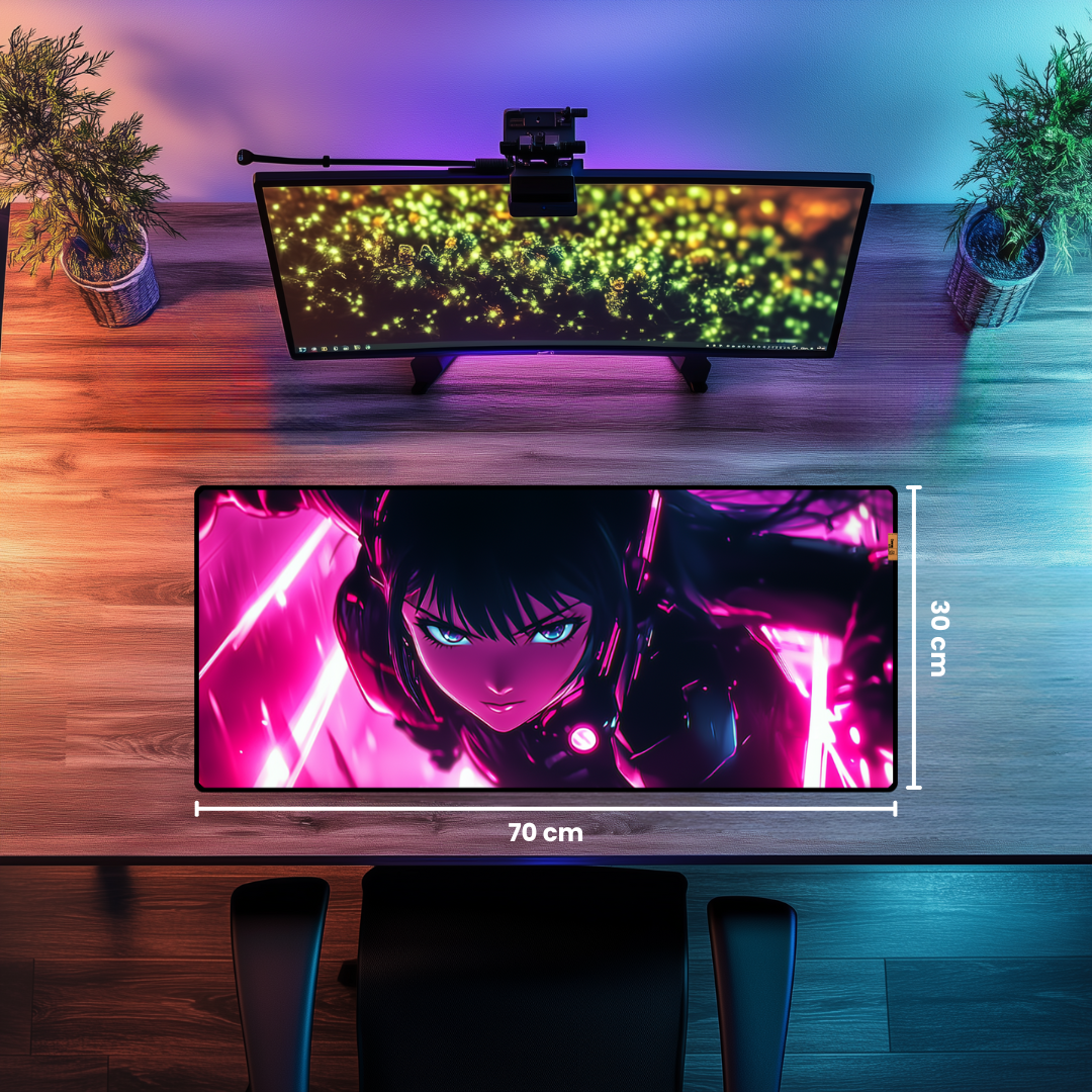 Anime Girl - Mouse Pad & Masa Matı
