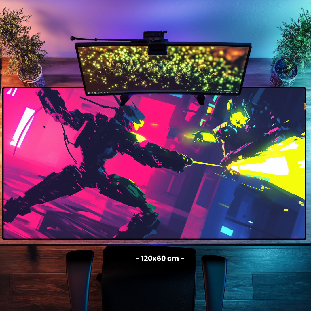 Anime Robot - Mouse Pad & Masa Matı