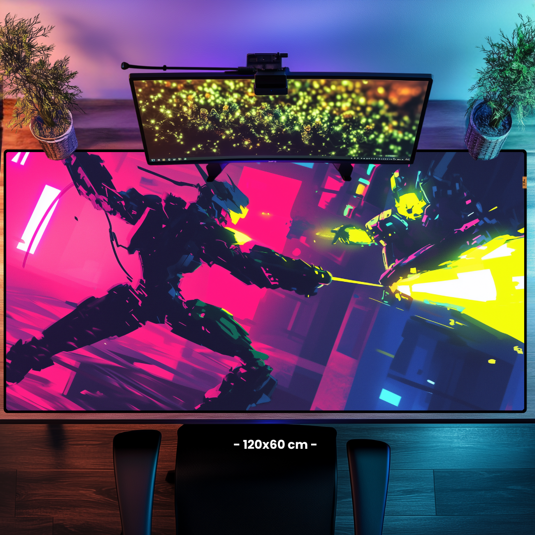 Anime Robot - Mouse Pad & Masa Matı