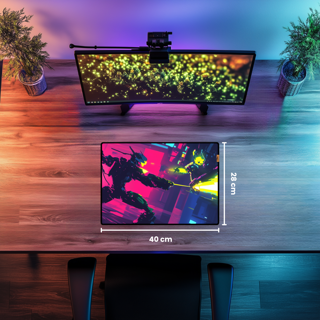 Anime Robot - Mouse Pad & Masa Matı