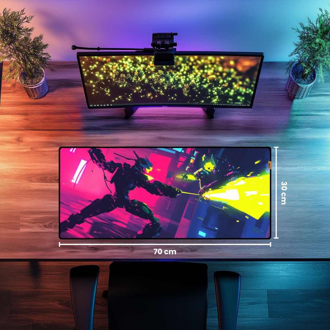 Anime Robot - Mouse Pad & Masa Matı