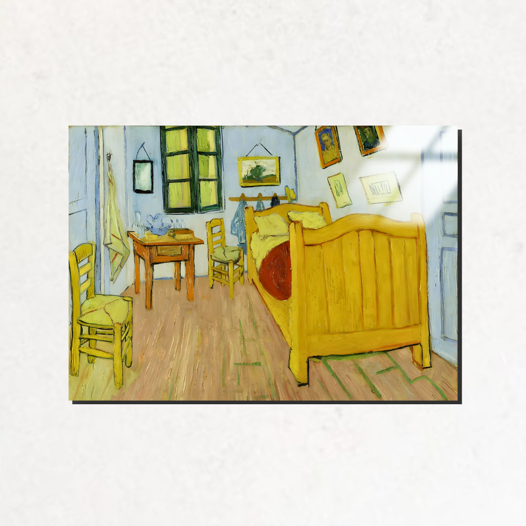 Arles'teki Yatak Odası (Bedroom in Arles) - Vincent van Gogh - Metal Poster & Tablo