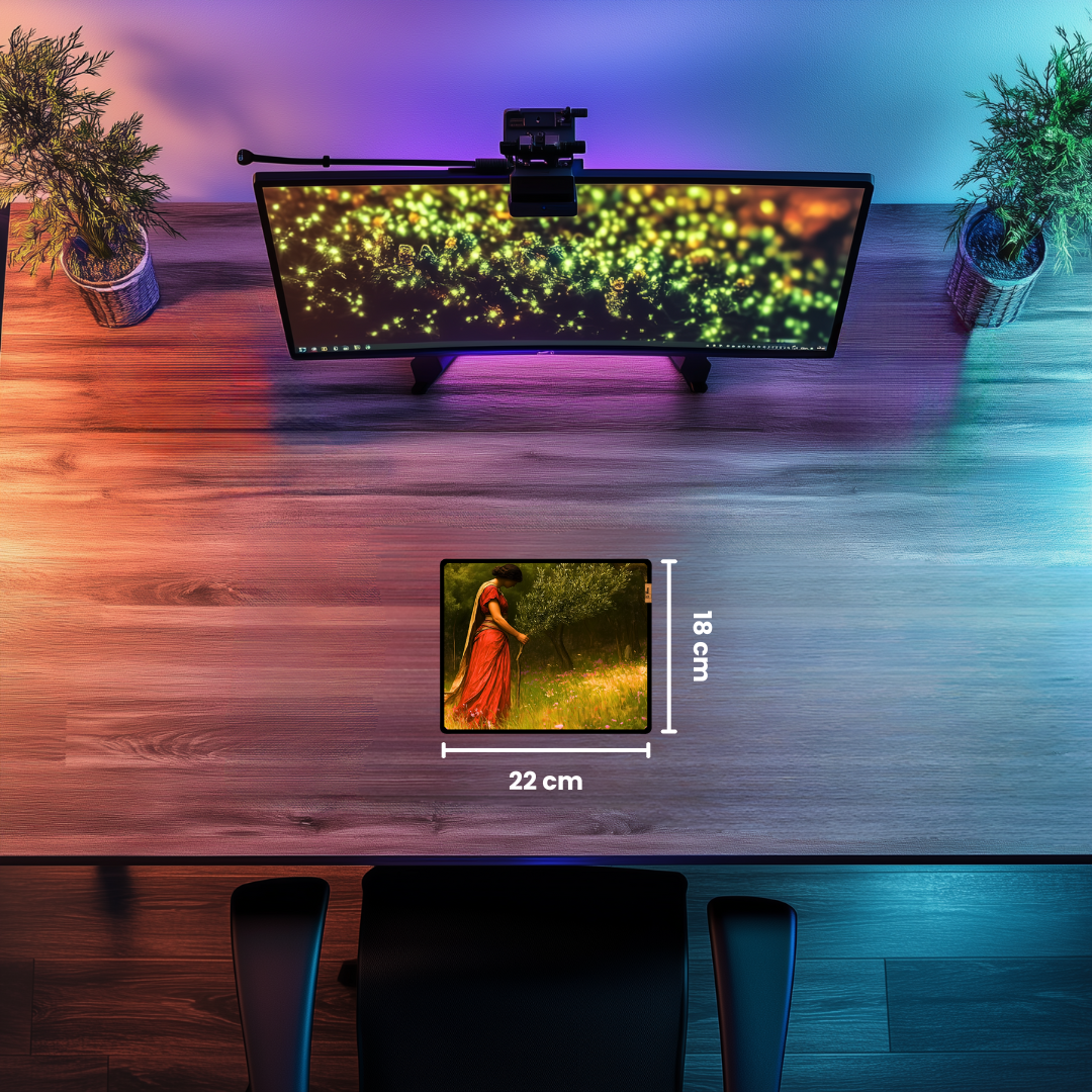 Athena Zeytin Ağacını Dikerken - Mouse Pad & Masa Matı