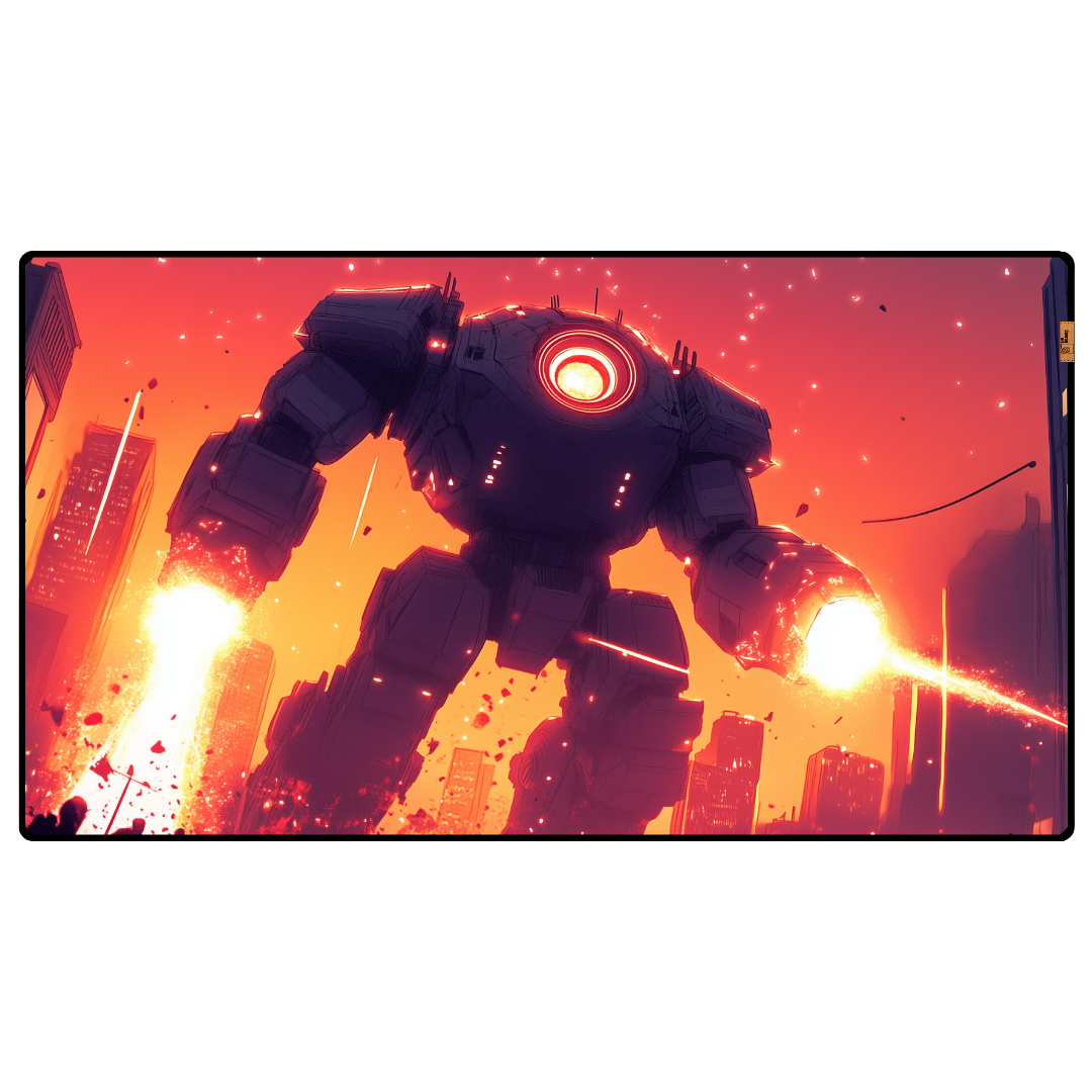 Attack of Robots - Mouse Pad & Masa Matı