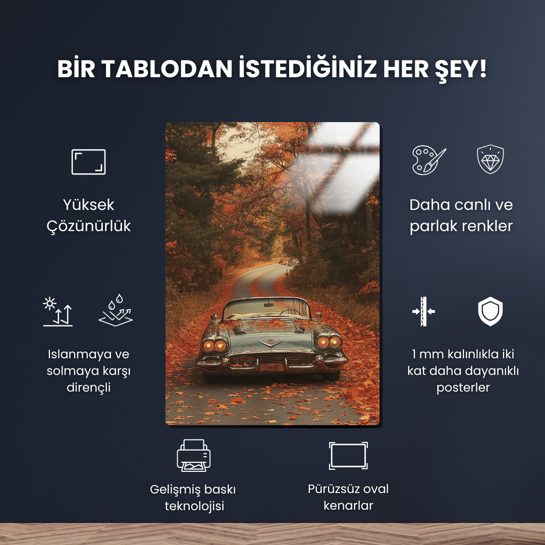 AutumnCruise - Metal Poster & Tablo