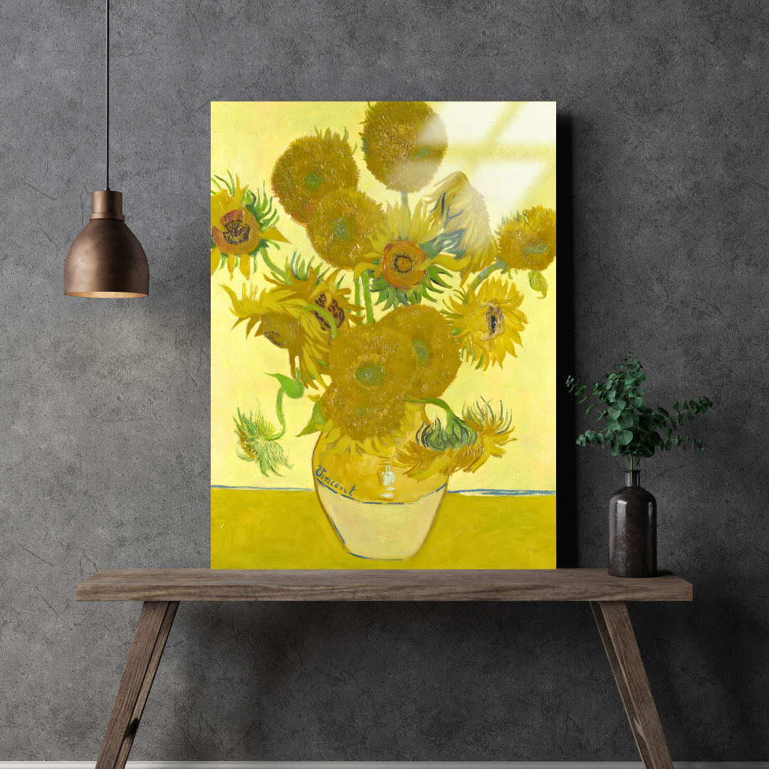 Ayçiçekleri (Sunflowers) - Vincent van Gogh - Metal Poster & Tablo