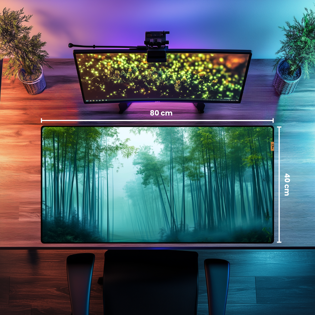Bambu Korusu - Mouse Pad & Masa Matı