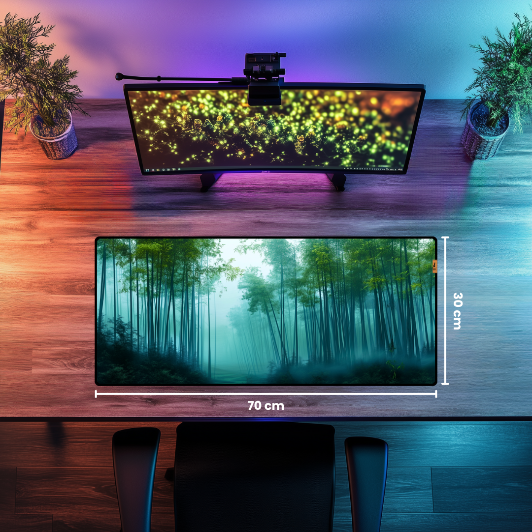 Bambu Korusu - Mouse Pad & Masa Matı