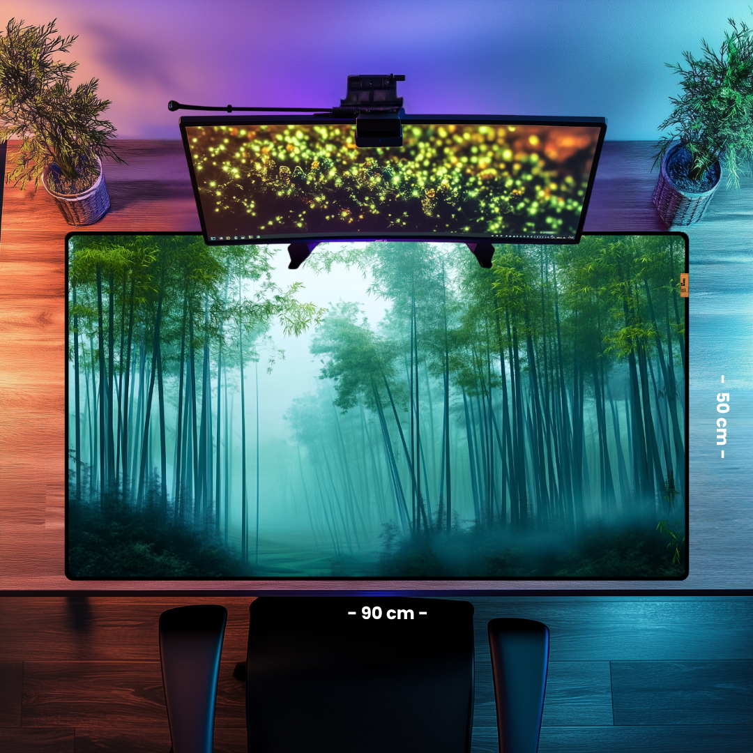 Bambu Korusu - Mouse Pad & Masa Matı