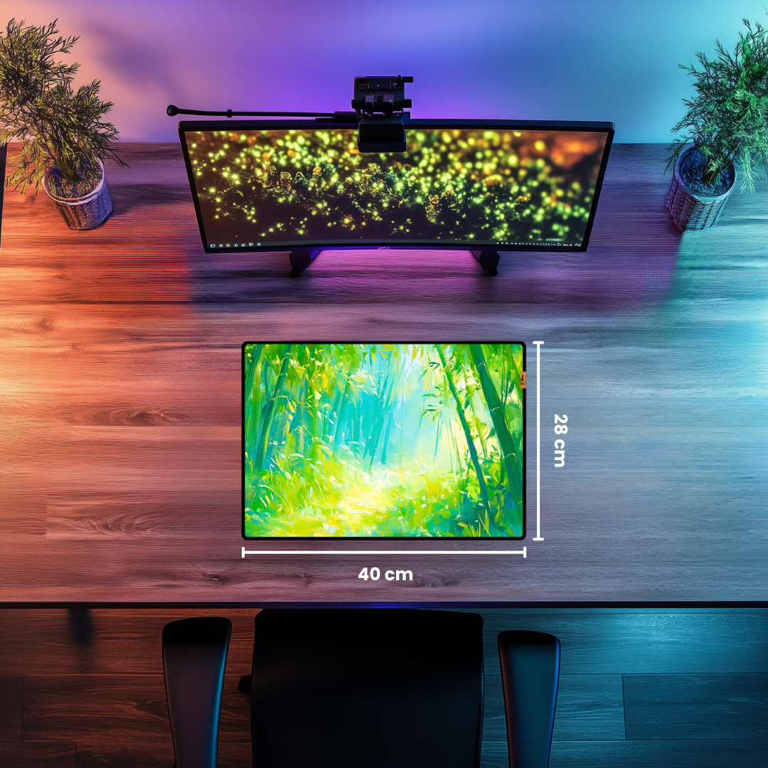 Bambu Ormanı - Mouse Pad & Masa Matı