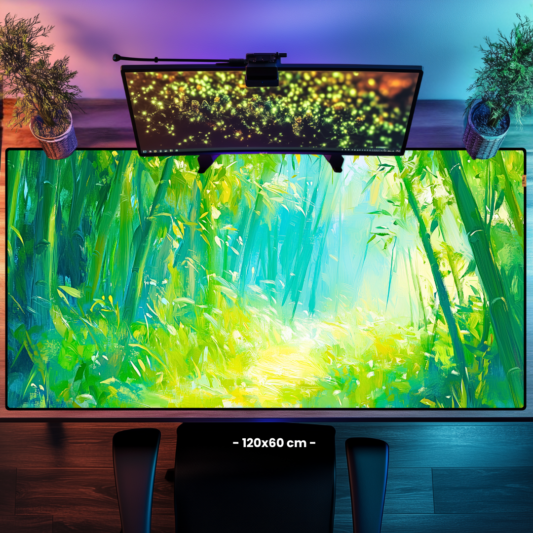 Bambu Ormanı - Mouse Pad & Masa Matı