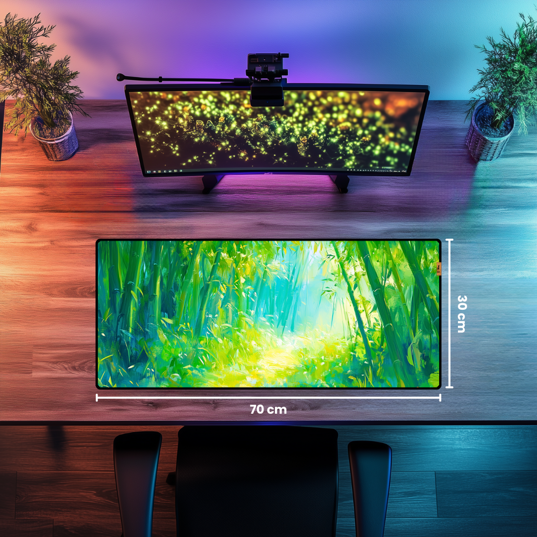 Bambu Ormanı - Mouse Pad & Masa Matı