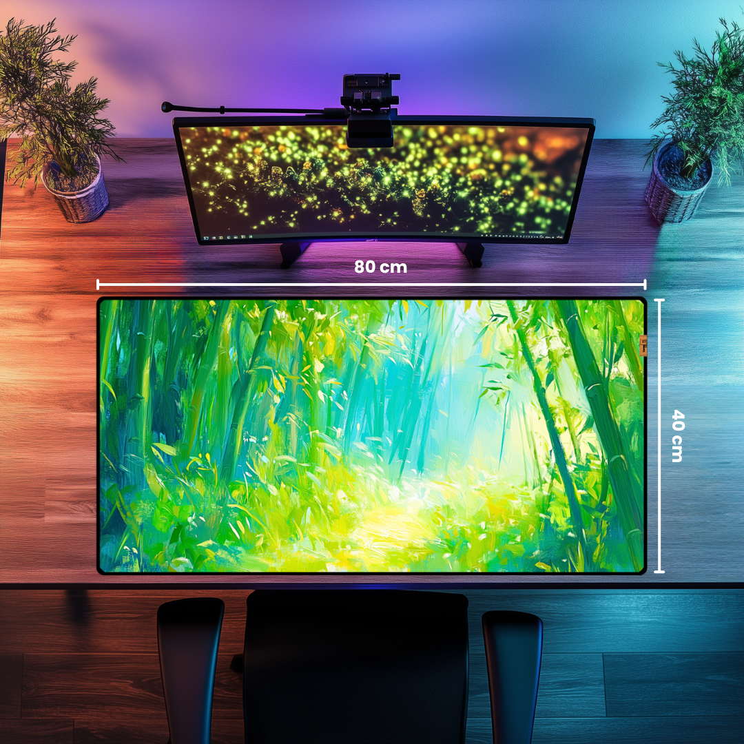 Bambu Ormanı - Mouse Pad & Masa Matı