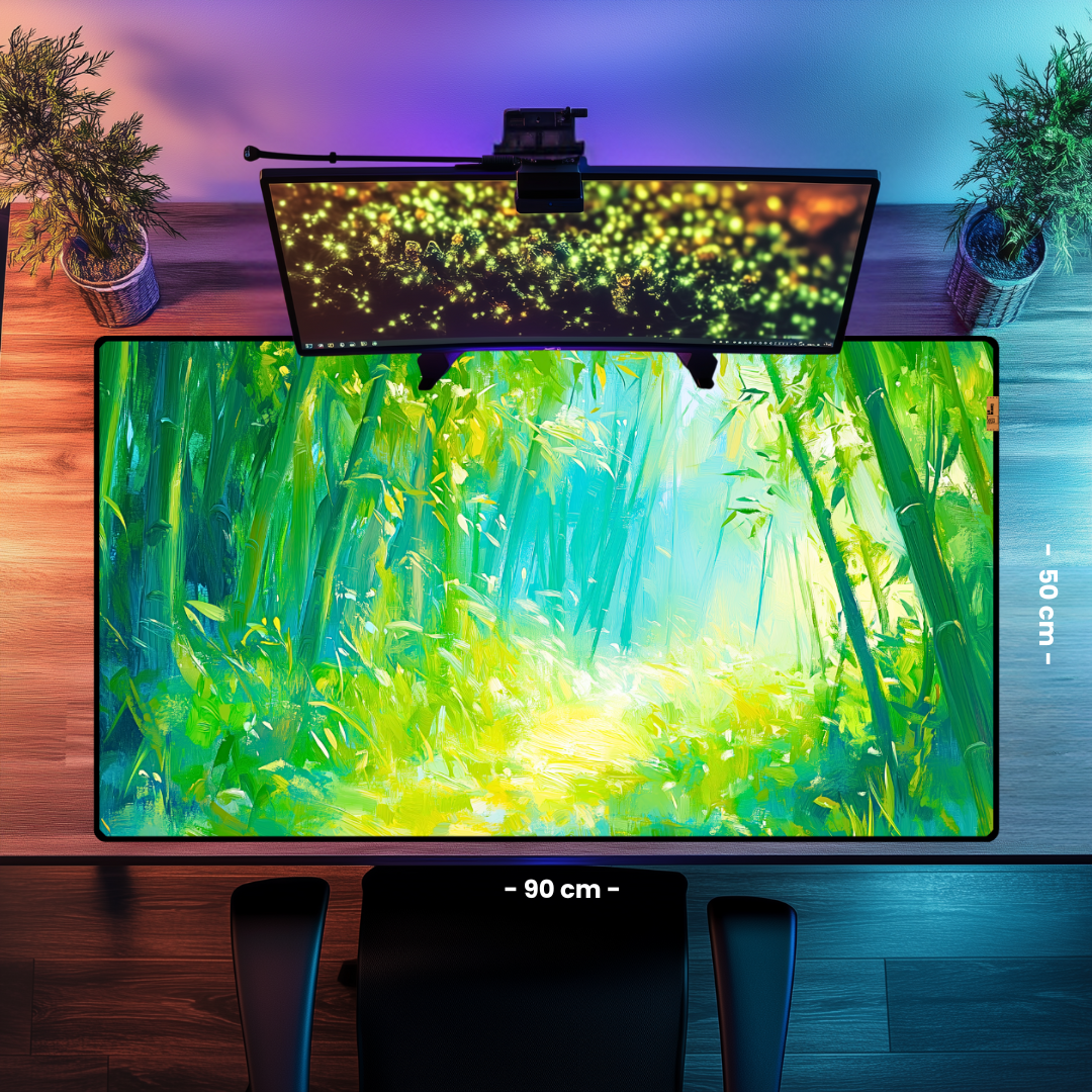 Bambu Ormanı - Mouse Pad & Masa Matı