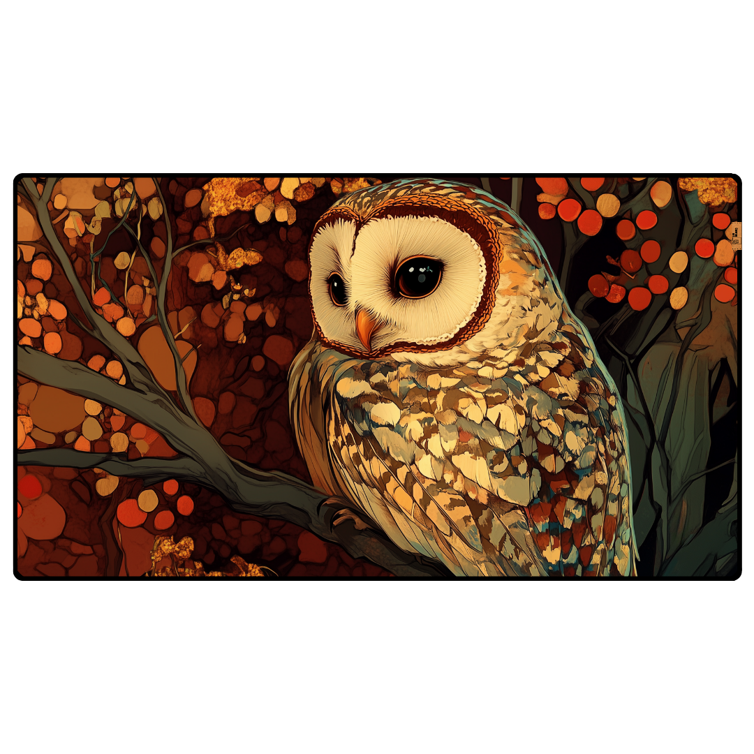 Baykuş - Mouse Pad & Masa Matı