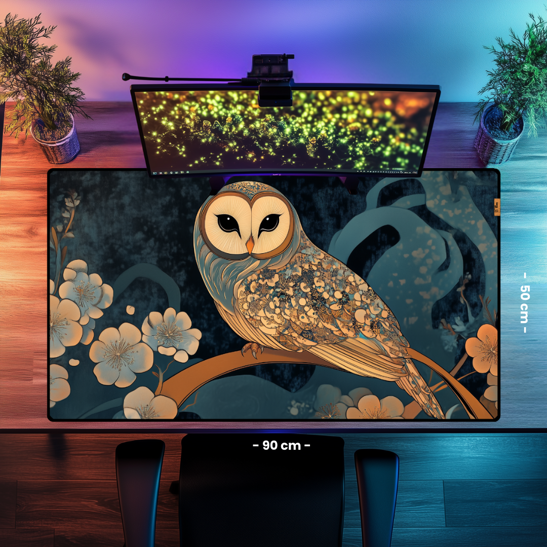 Baykuş (3) - Mouse Pad & Masa Matı