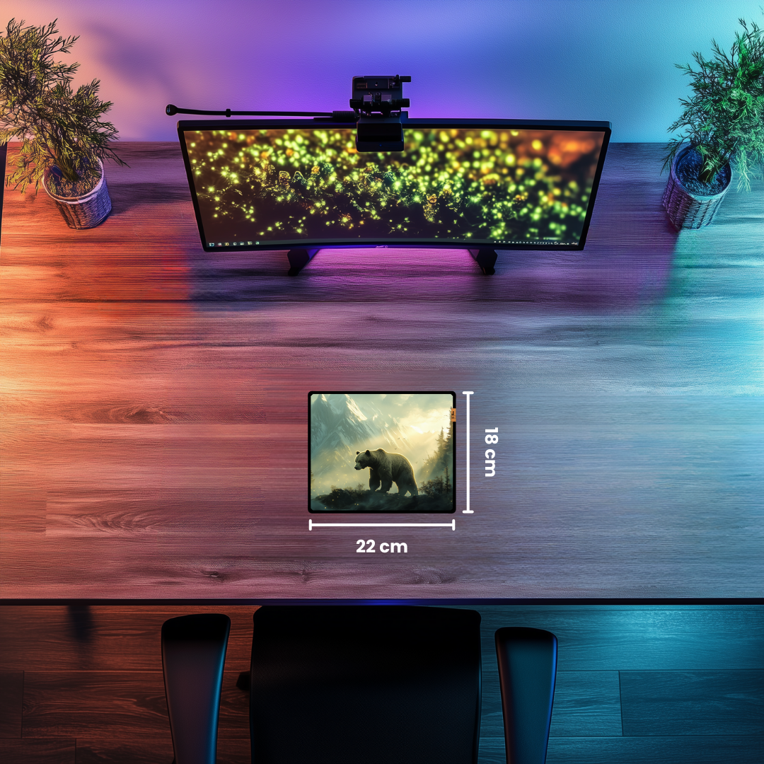 Boz Ayı - Mouse Pad & Masa Matı