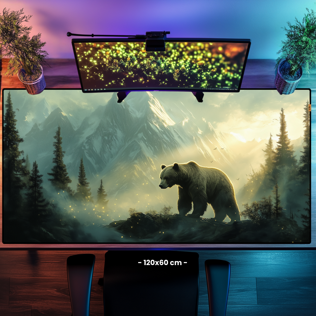 Boz Ayı - Mouse Pad & Masa Matı